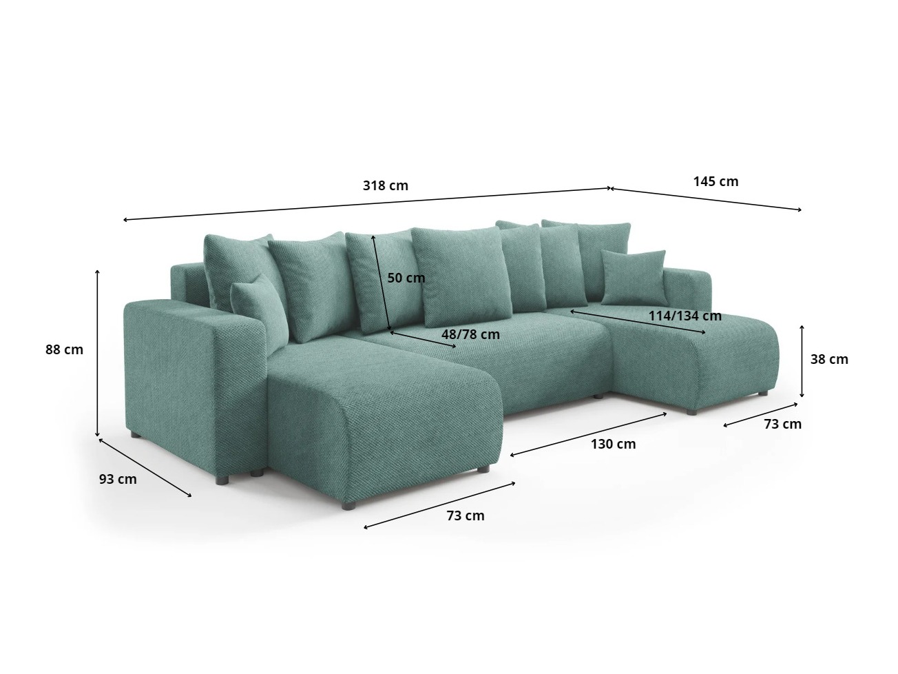 Ecksofa Franklin 144 (Onega 02)