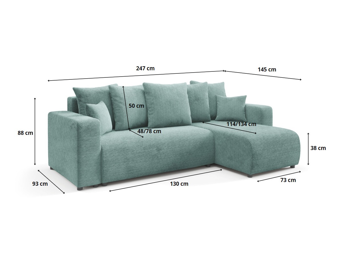 Ecksofa Franklin 146 (Onega 02)