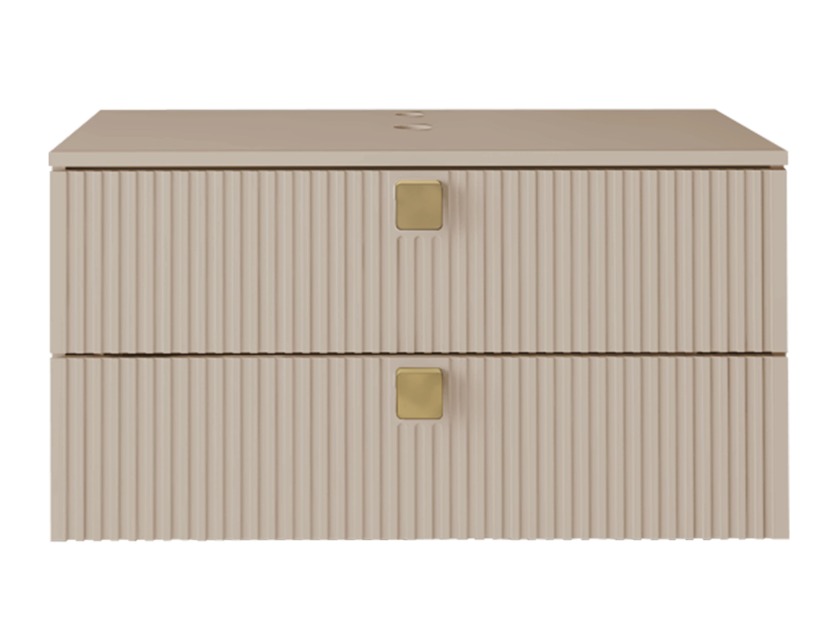 Hängeschrank für Waschbecken Panium (Hellbraun)