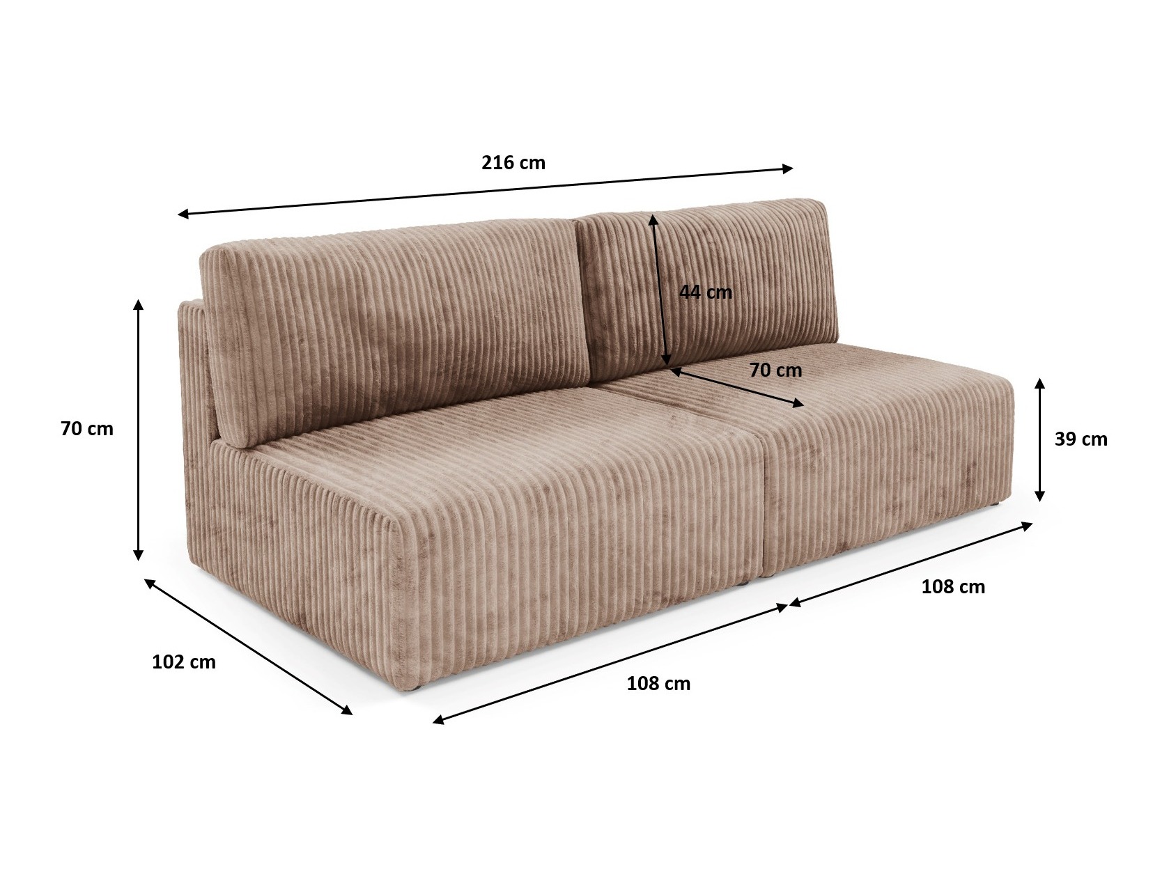 Schlafsofa Franklin 150 (Tilia 01)