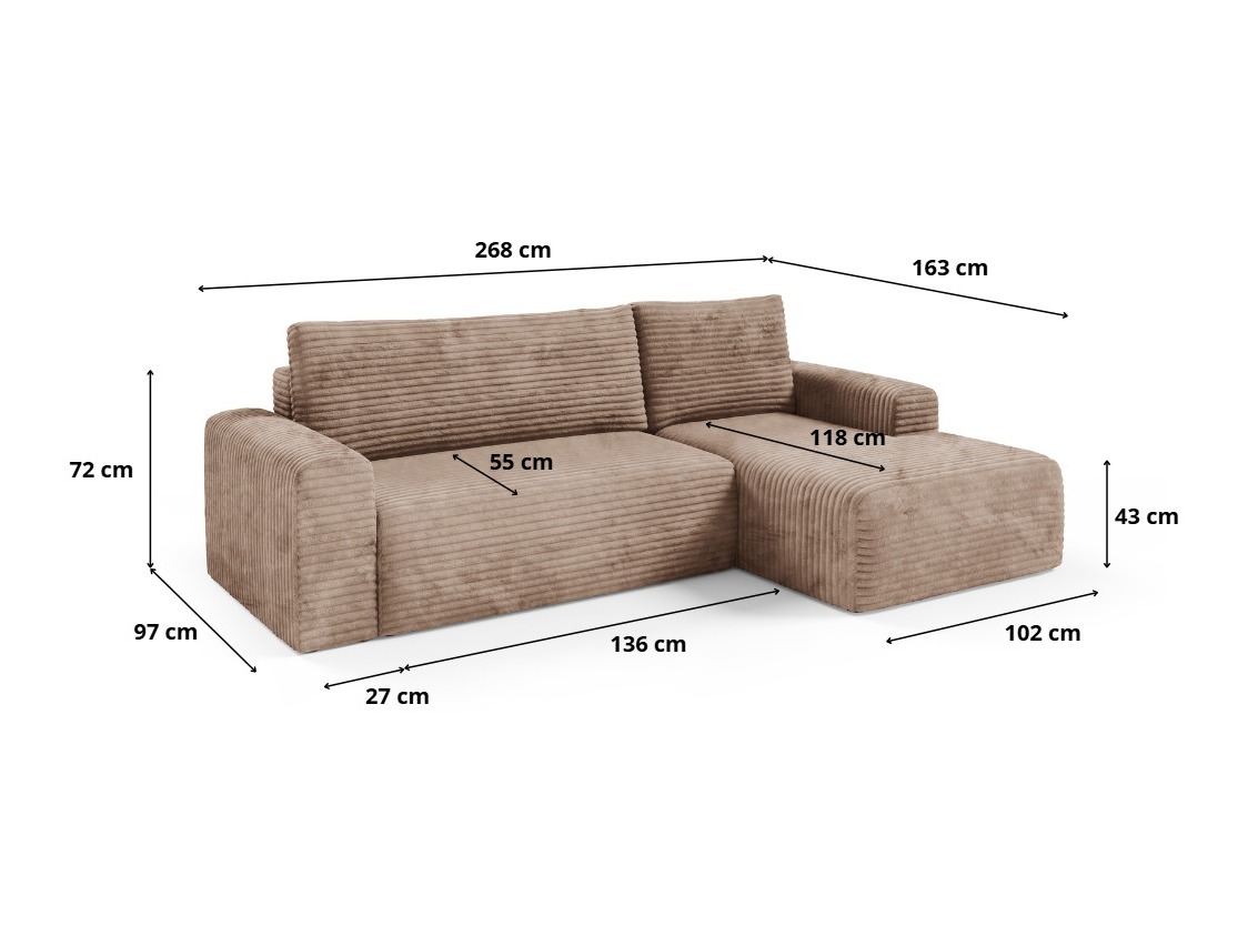 Ecksofa Franklin 155 (Tilia 39)