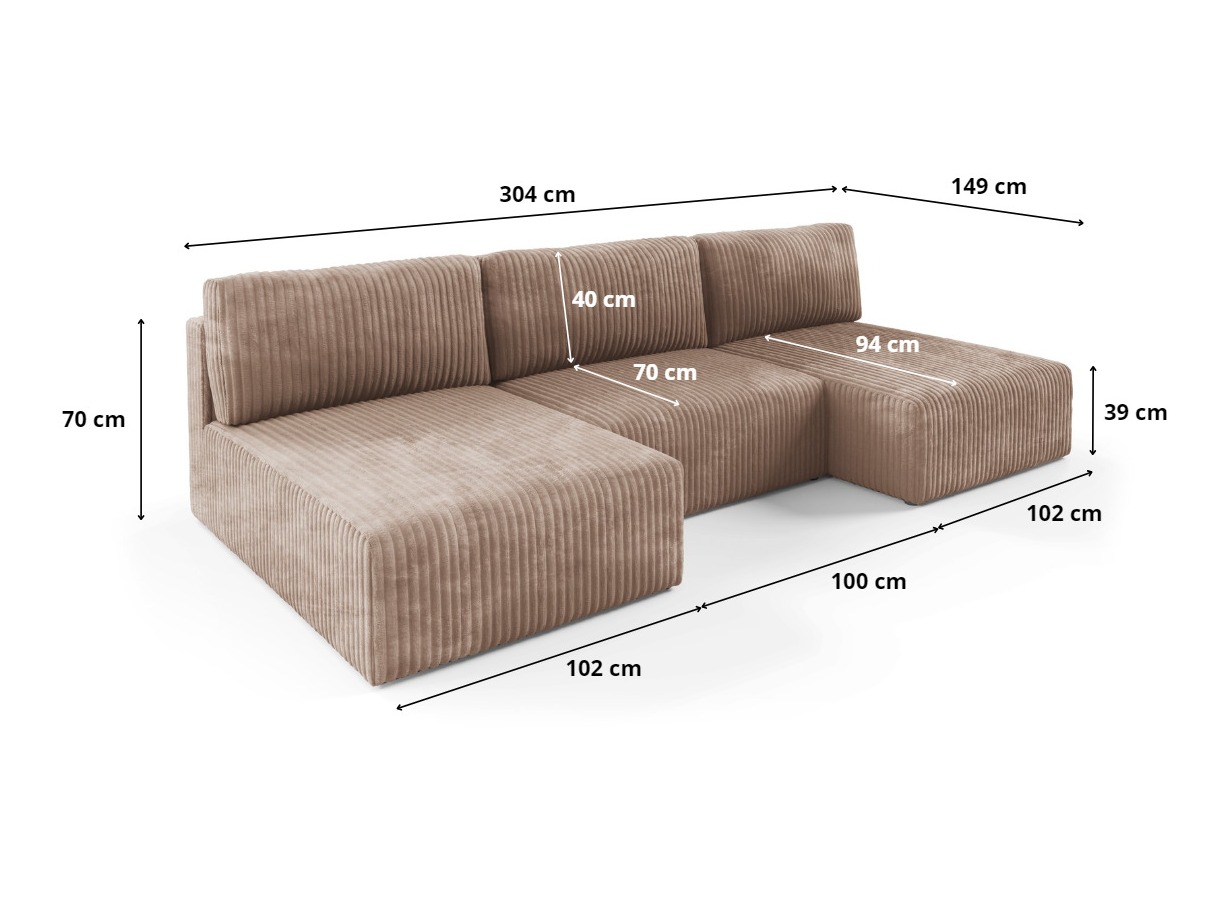 Ecksofa Franklin 156 (Tilia 39)