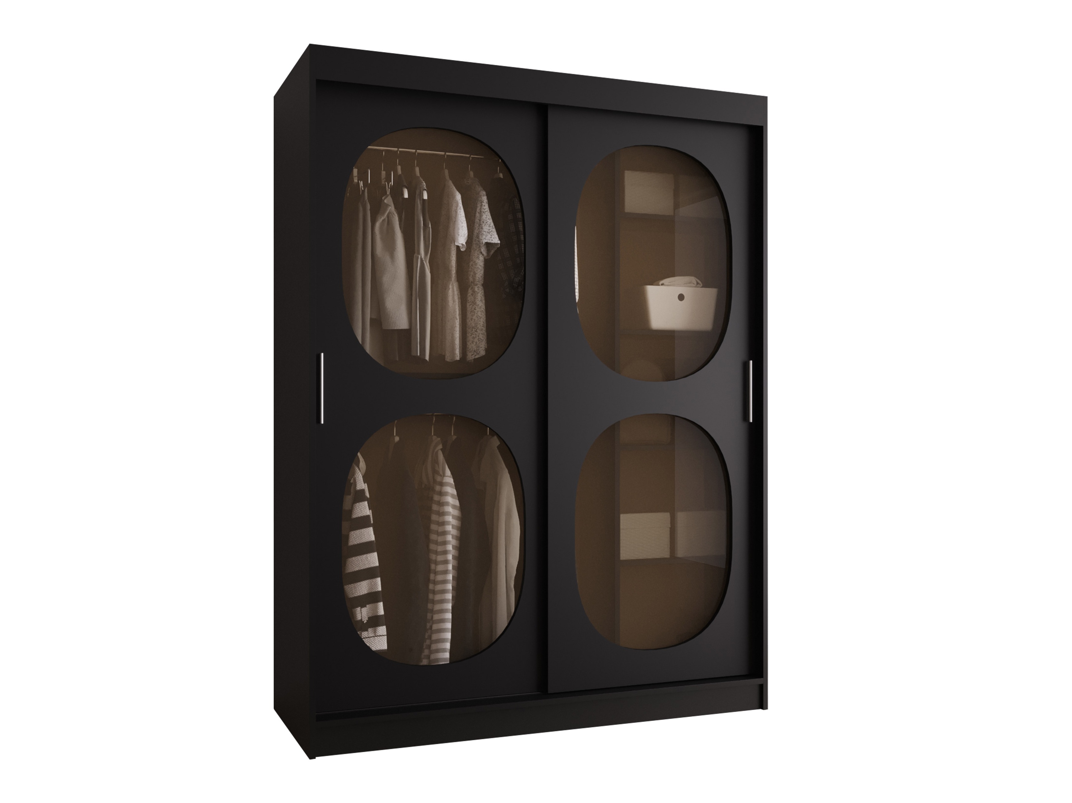 Kleiderschrank Hartford 527 (Schwarz)