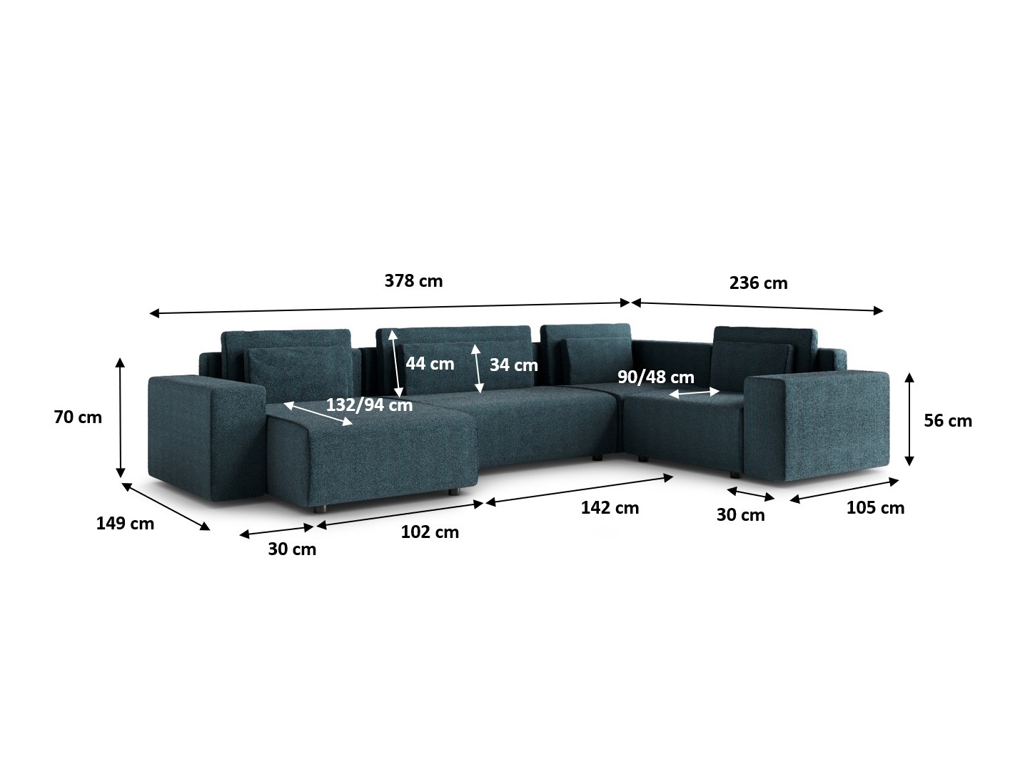 Ecksofa Franklin 161 (Puente 52)
