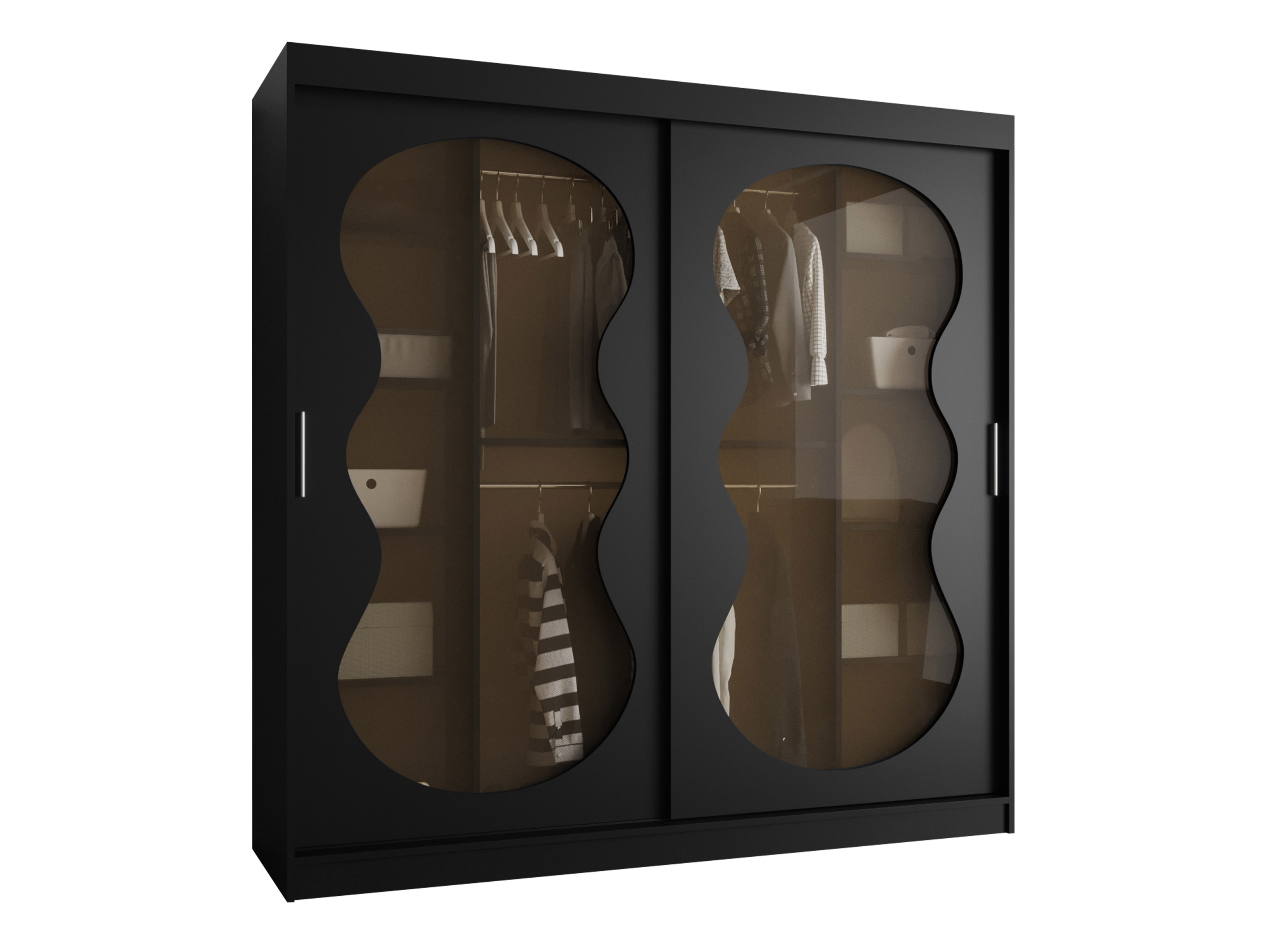 Kleiderschrank Hartford 532 (Schwarz)