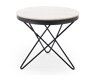 Couchtisch Houston 2063 (Weisser Marmor + Schwarz)