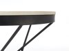 Couchtisch Houston 2063 (Weisser Marmor + Schwarz)