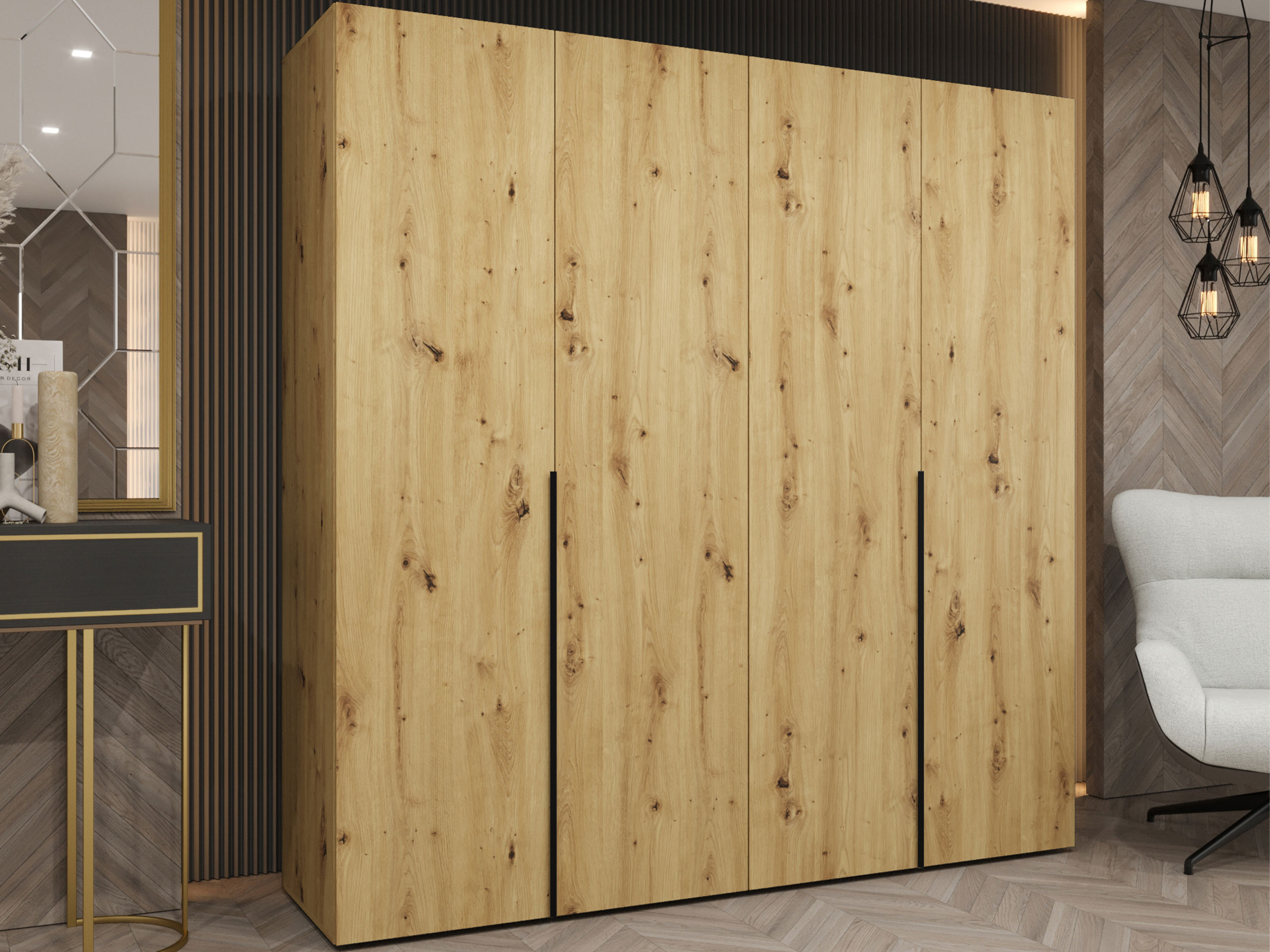 Kleiderschrank Hartford 537 (Artisan-Eiche)