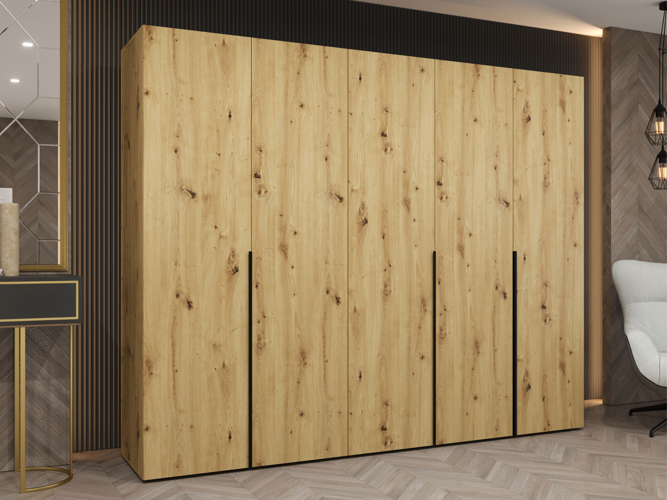 Kleiderschrank Hartford 538 (Artisan-Eiche)