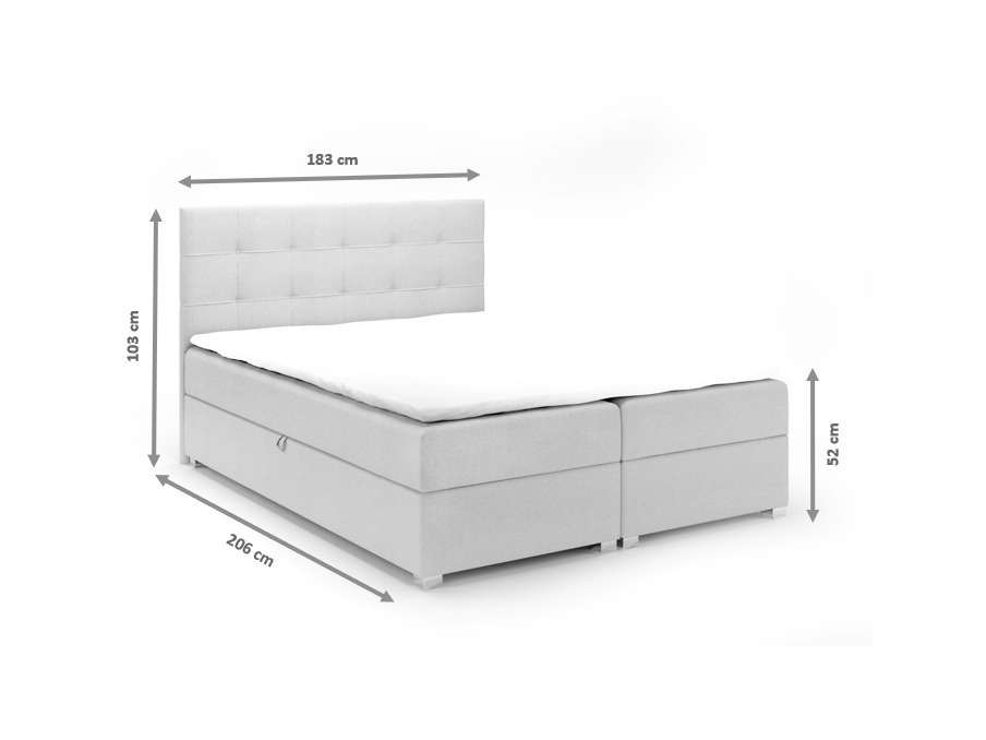 Boxspringbett Franklin 169 (Cover 83)