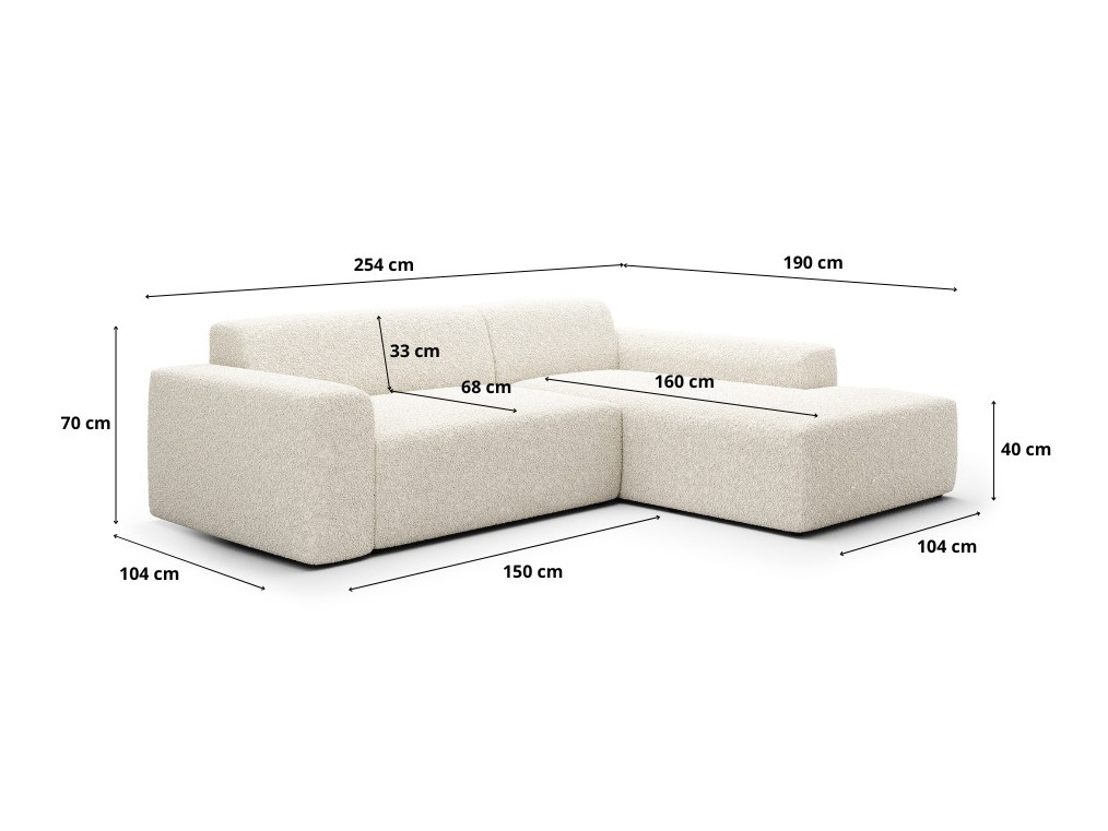 Modulares Ecksofa Romenoi 101 (Centaur 01)