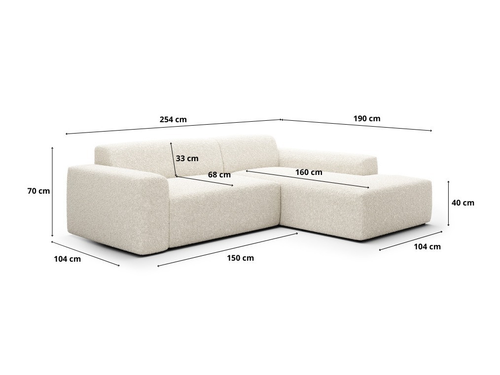 Modulares Ecksofa Romenoi 101 (Centaur 03)