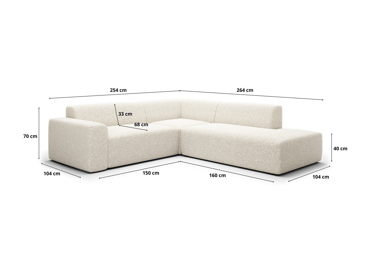 Modulares Ecksofa Romenoi 103 (Centaur 01)