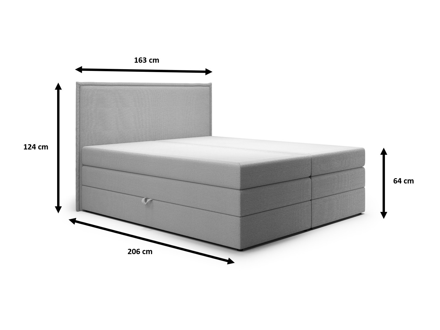 Boxspringbett Franklin 171 (Aragon 03)