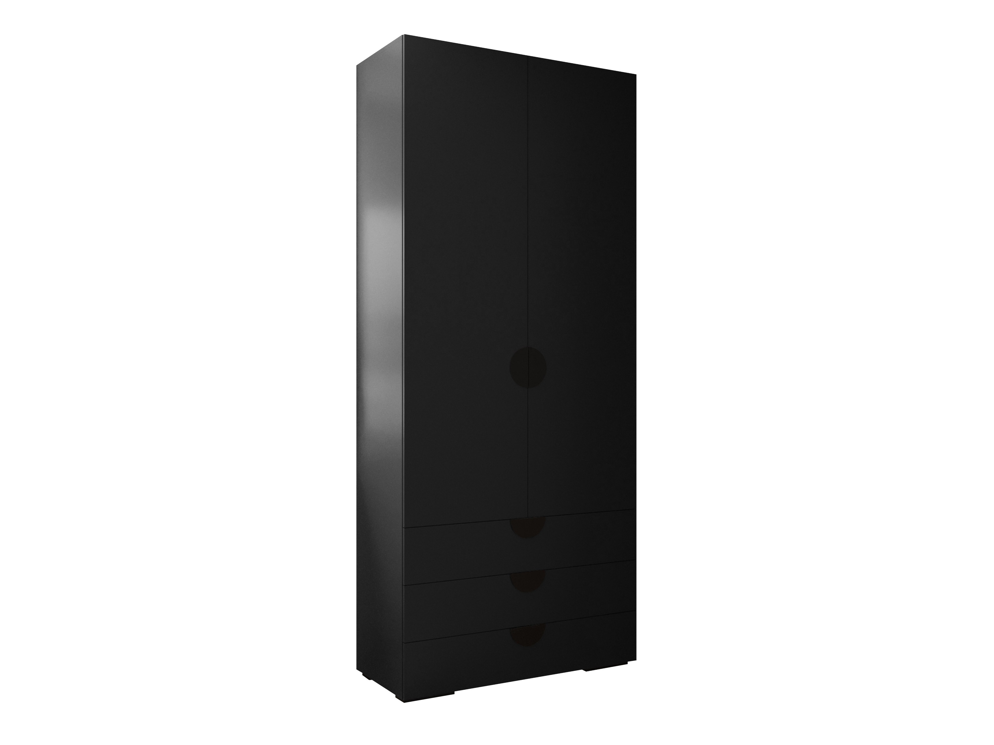 Kleiderschrank Hartford 565 (Schwarz)