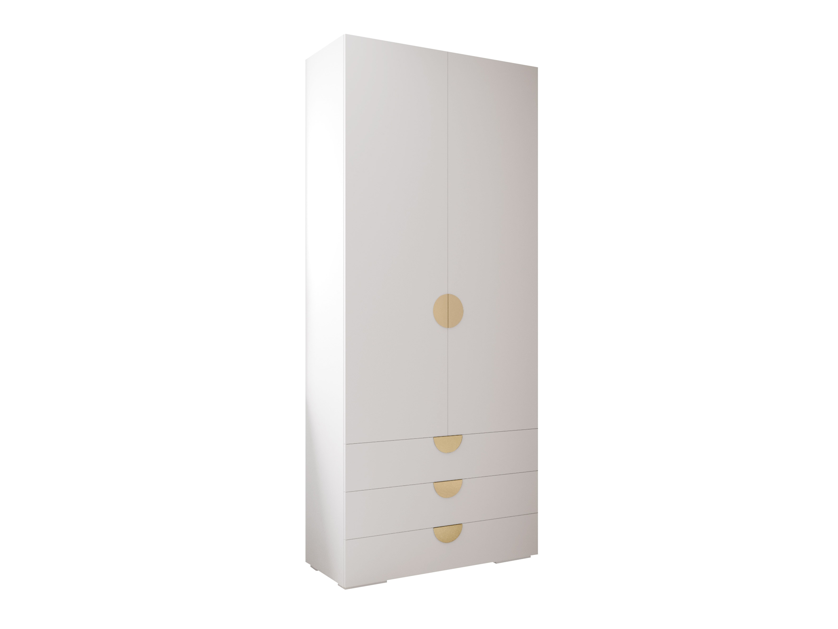 Kleiderschrank Hartford 565 (Weiss)