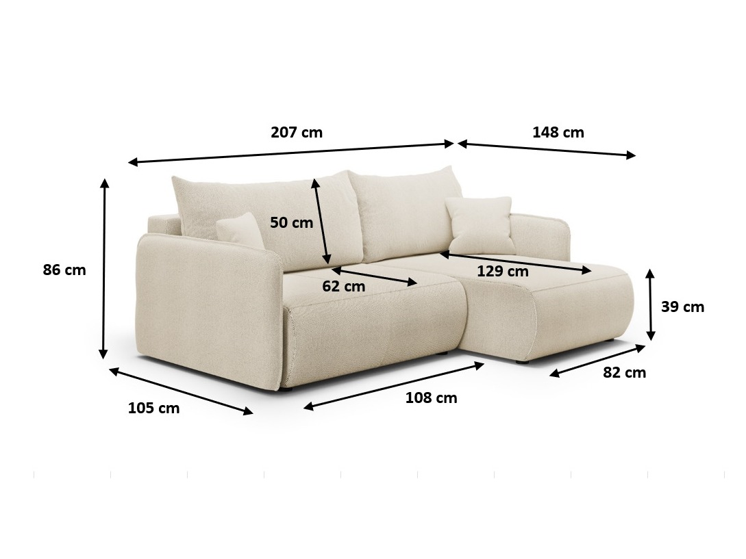 Ecksofa Franklin 133 (Curio 09)
