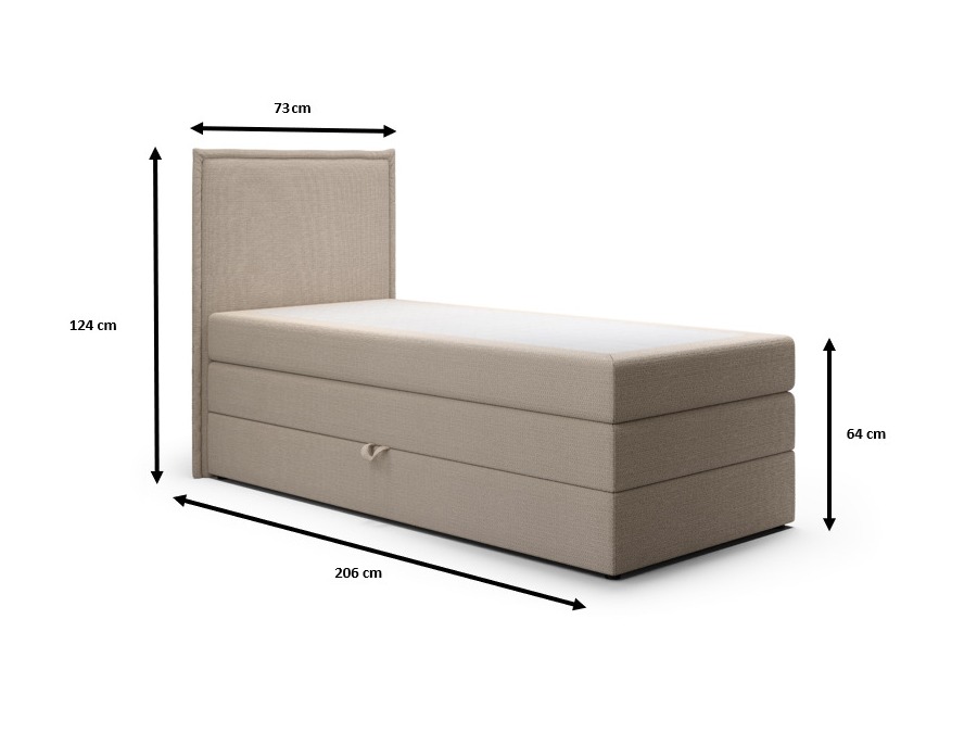 Boxspringbett Franklin 176 (Aragon 01)