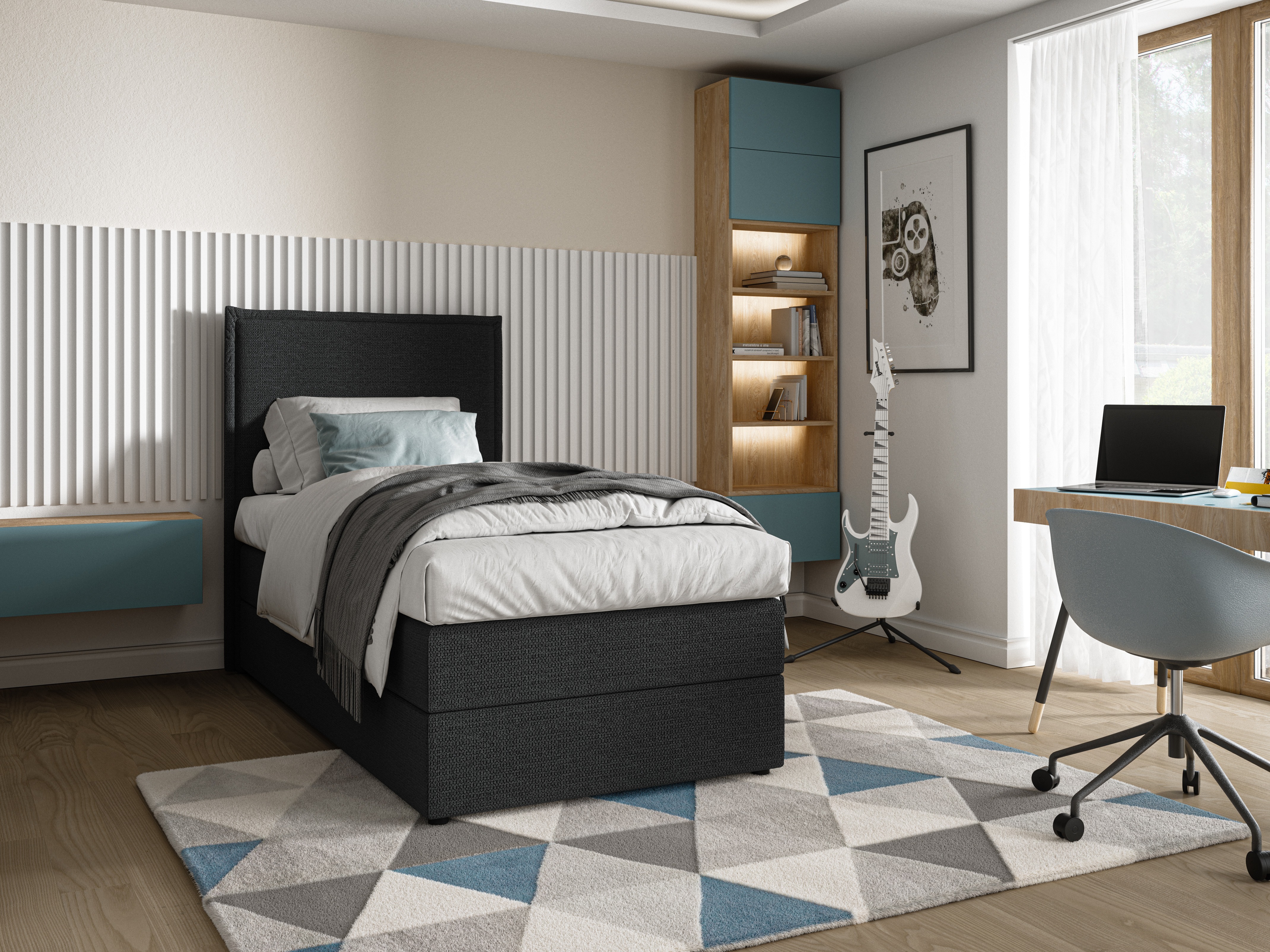 Boxspringbett Franklin 176 (Aragon 99)
