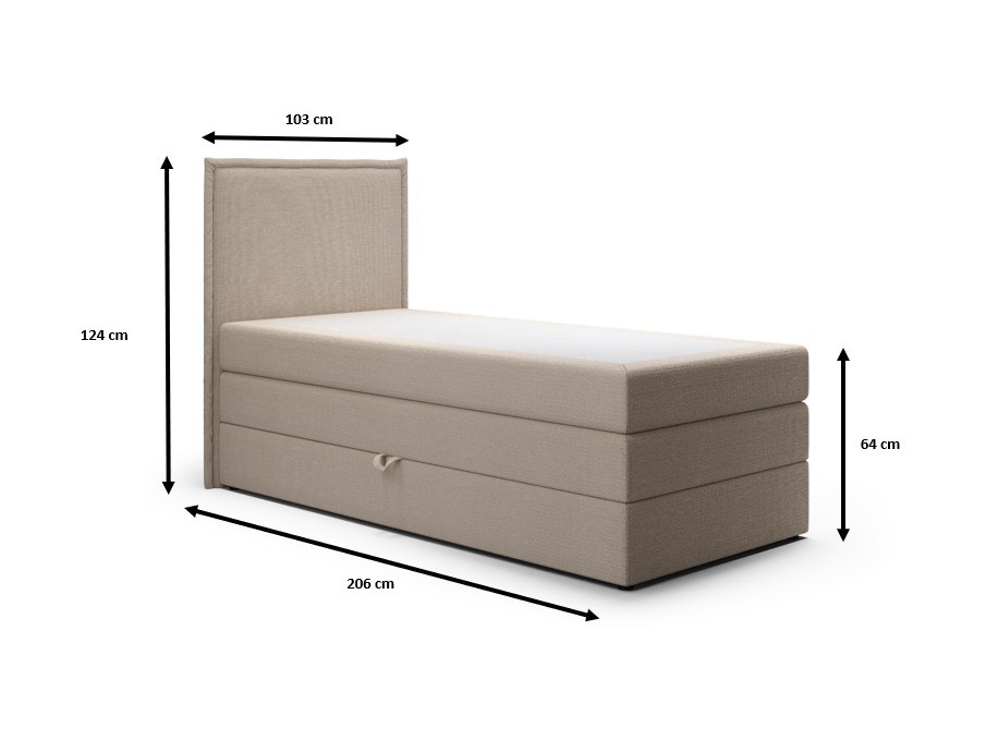 Boxspringbett Franklin 176 (Aragon 99)