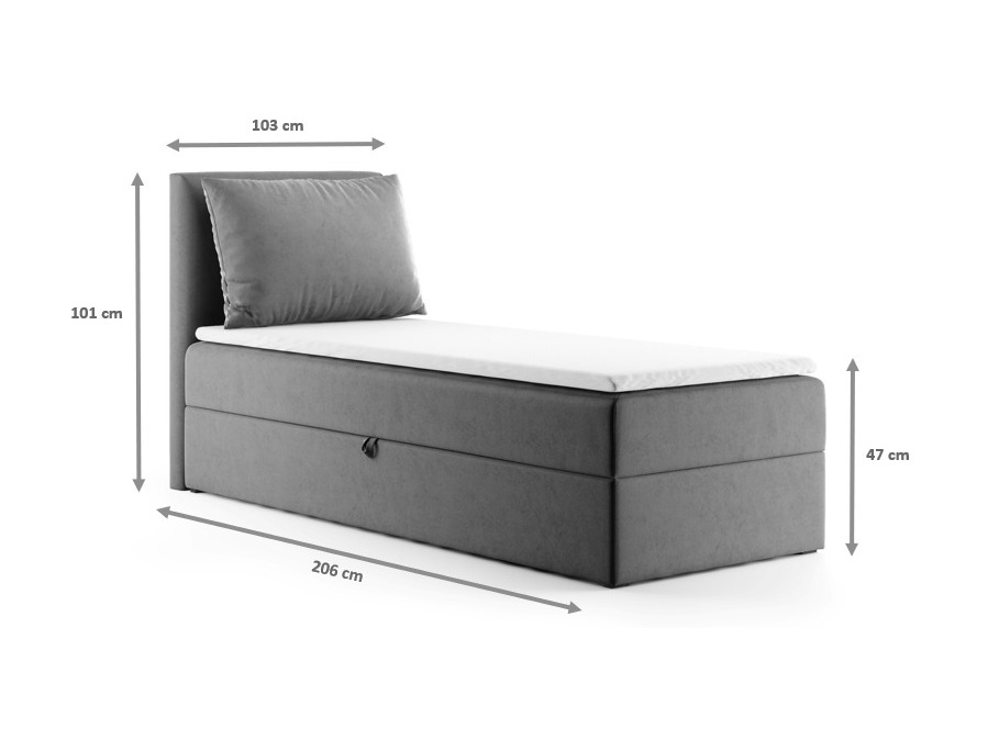 Boxspringbett Franklin 178 (Kronos 07)