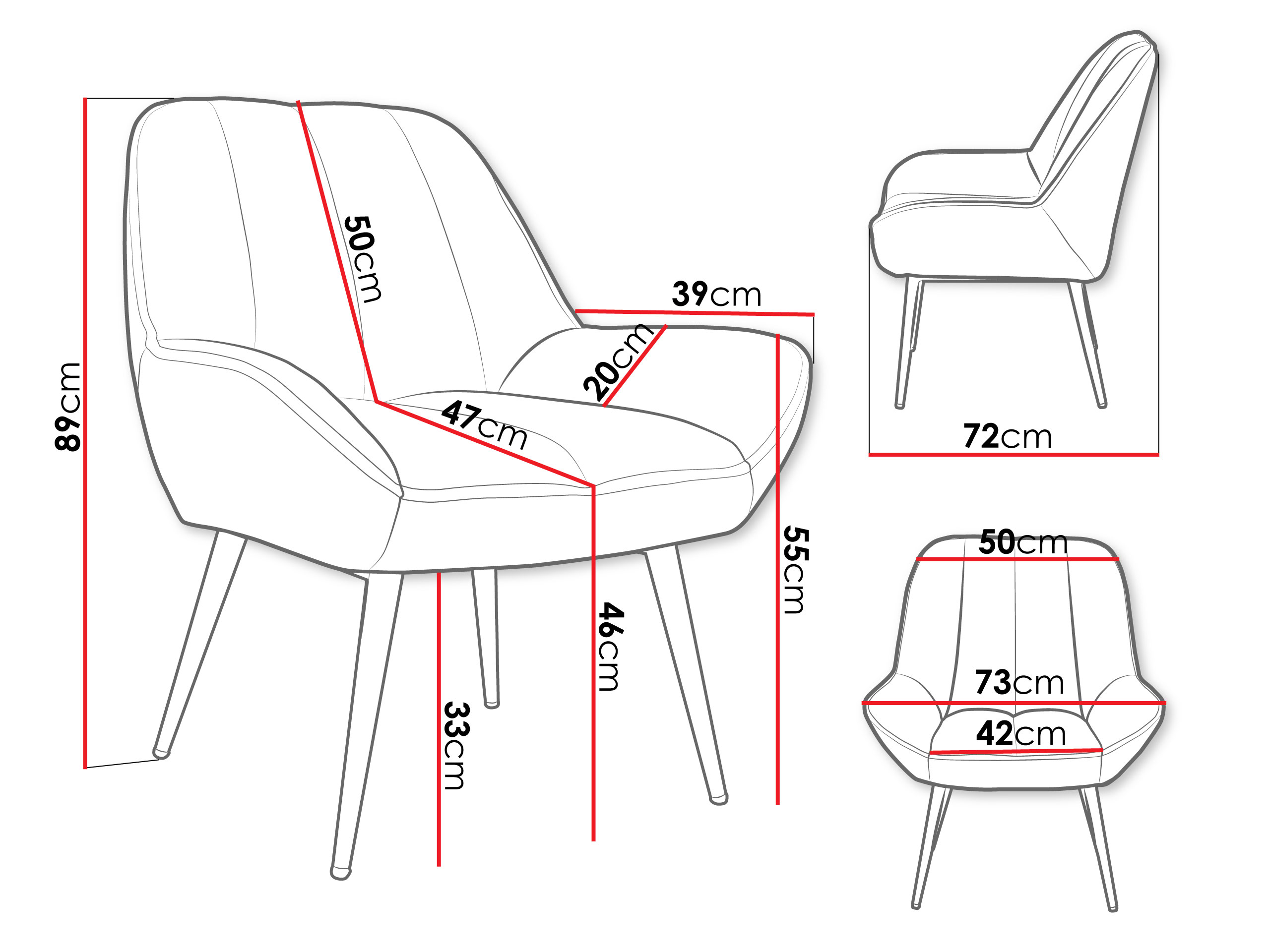 Sessel Comfivo Origo (Aragon 93)