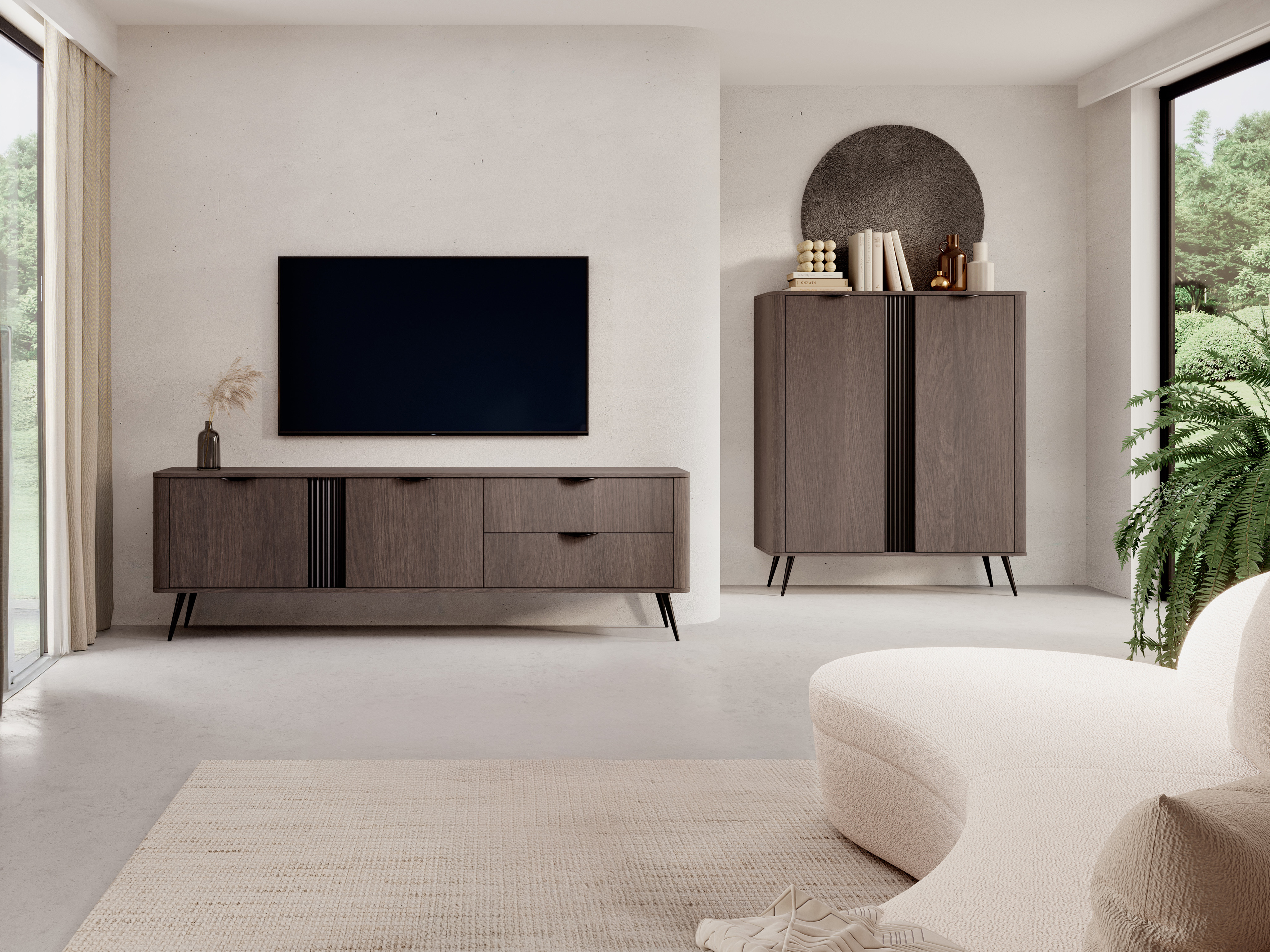 Wohnzimmer-Set Nufena 106