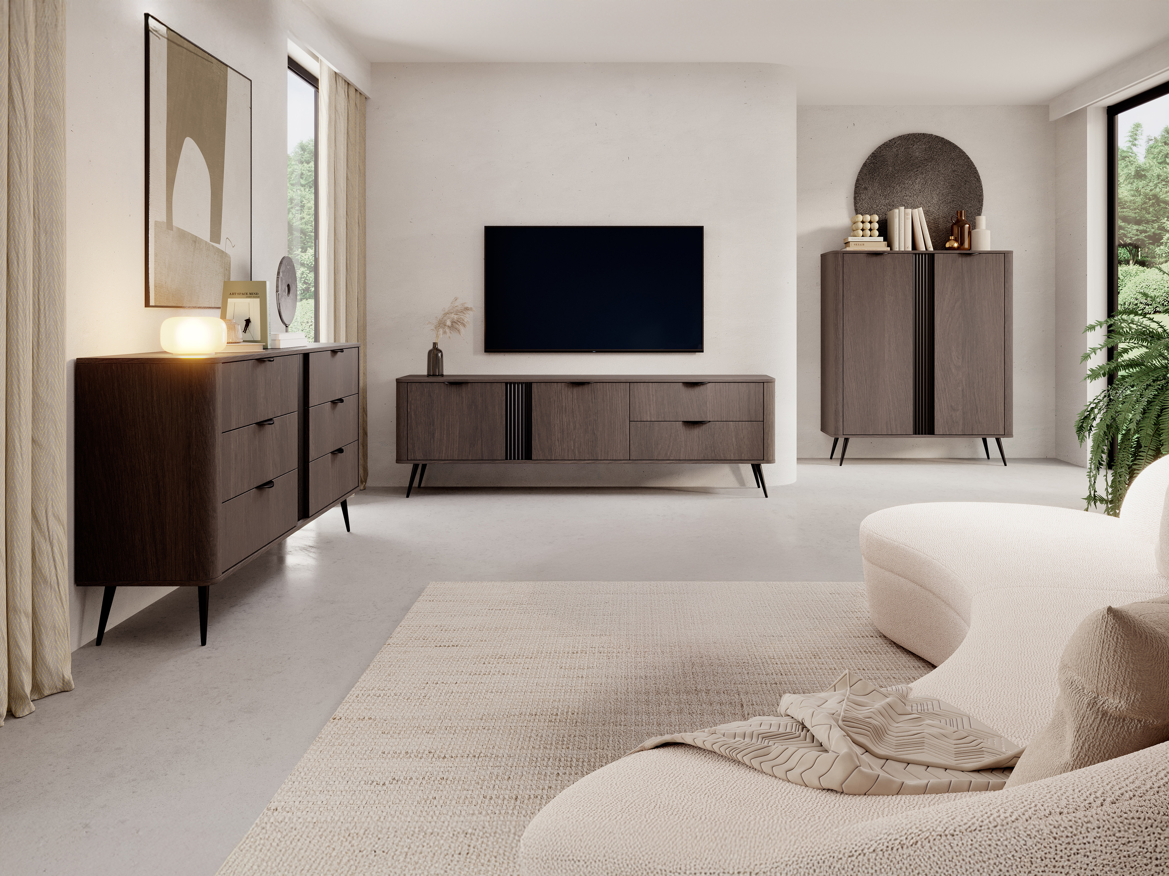 Wohnzimmer-Set Nufena 106
