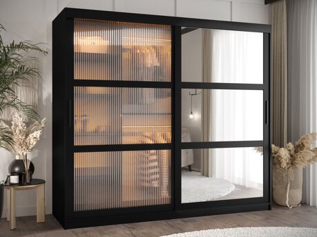 Kleiderschrank Hartford 576 (Schwarz)
