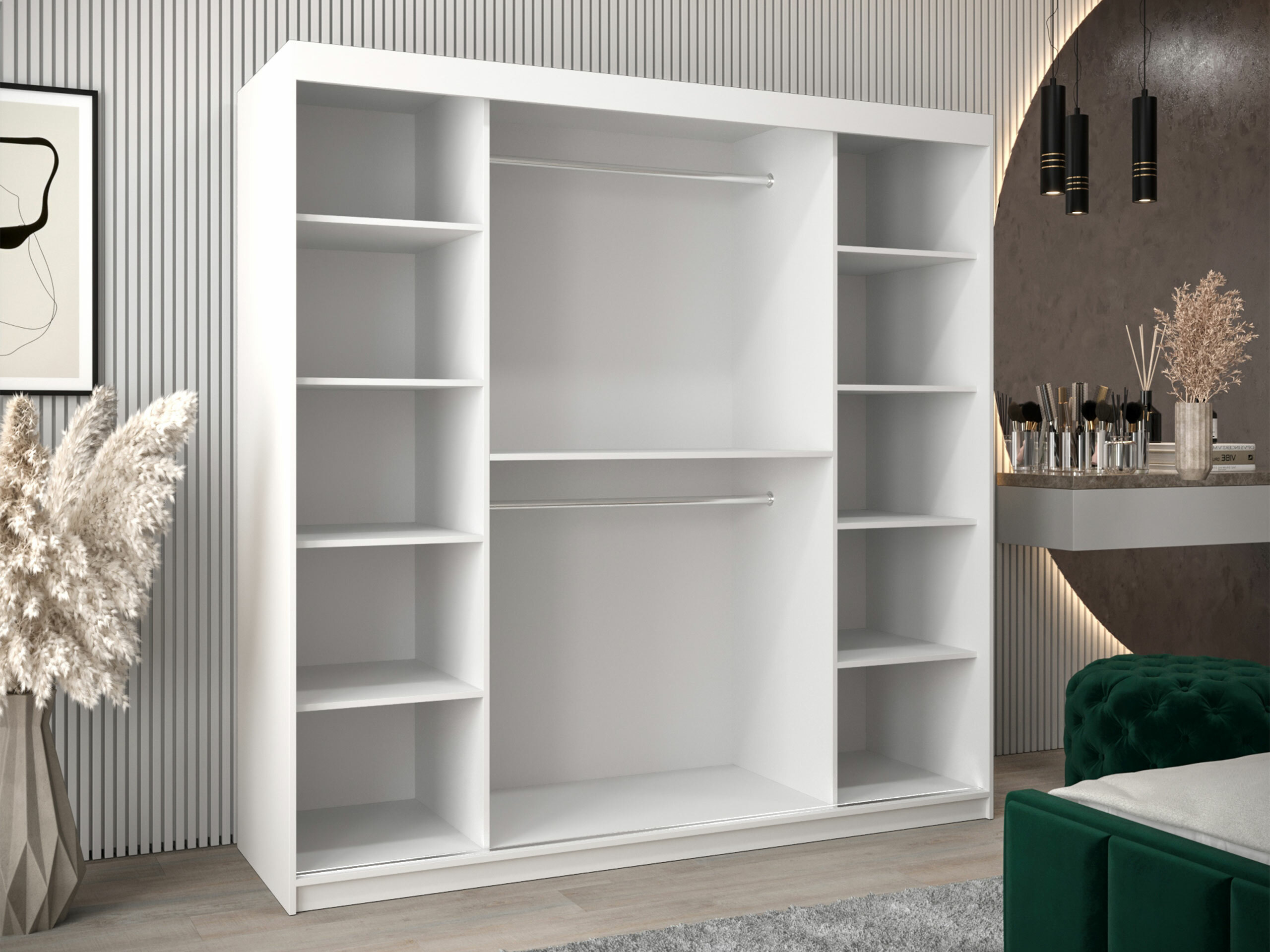 Kleiderschrank Hartford 576 (Weiss)