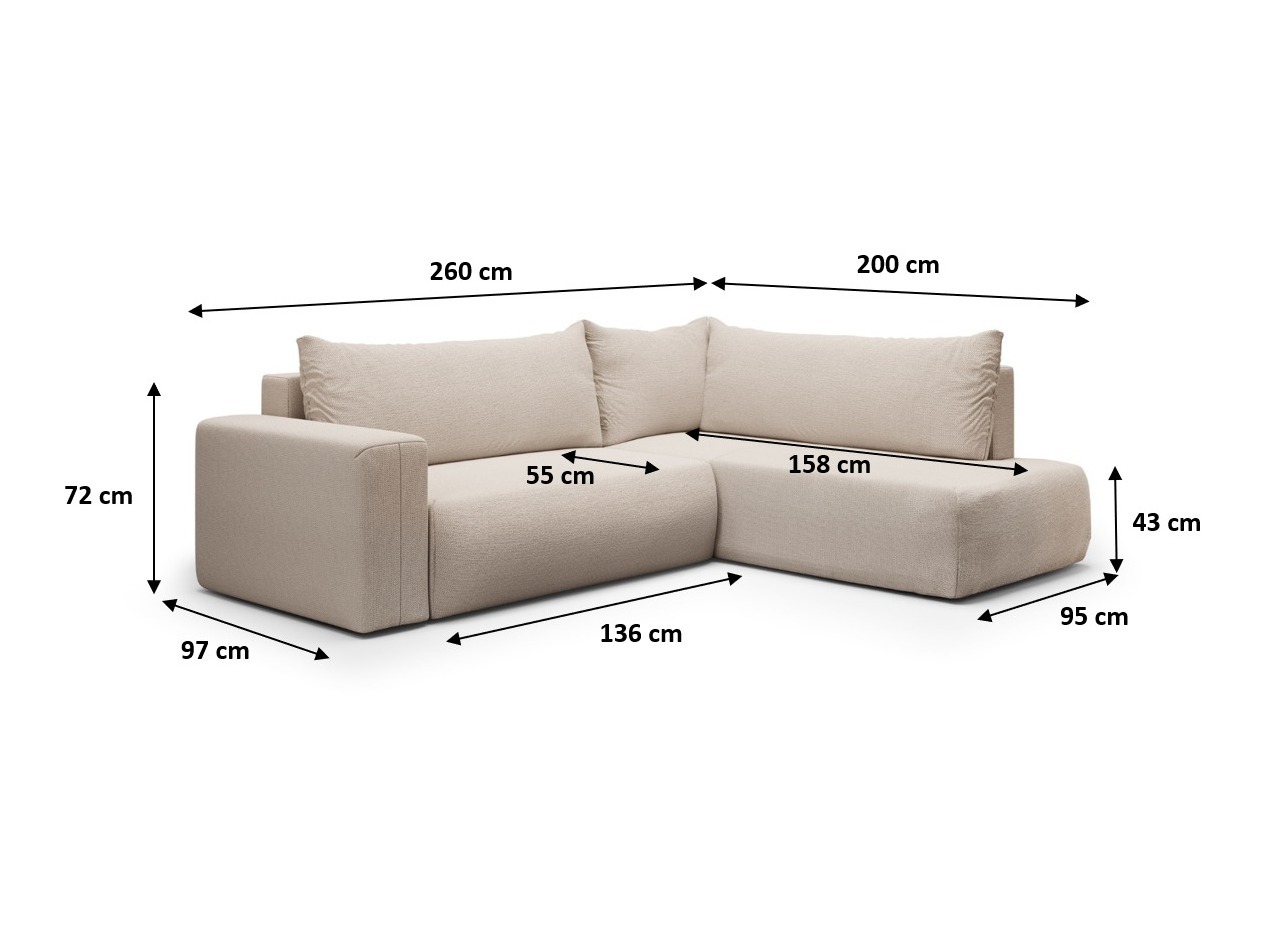 Ecksofa Lirdomo 102 (Aragon 80)