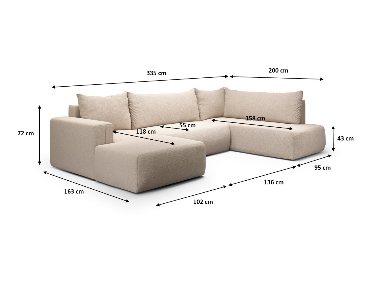 Ecksofa Lirdomo 101 (Aragon 01)