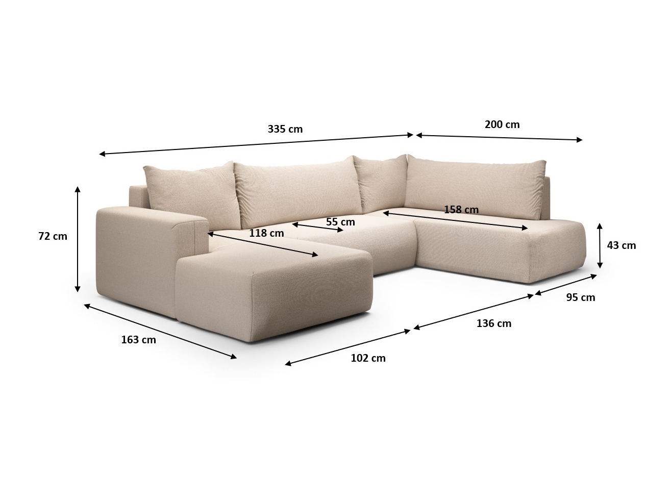 Ecksofa Lirdomo 101 (Aragon 39)