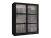 Kleiderschrank Hartford 575 (Schwarz)