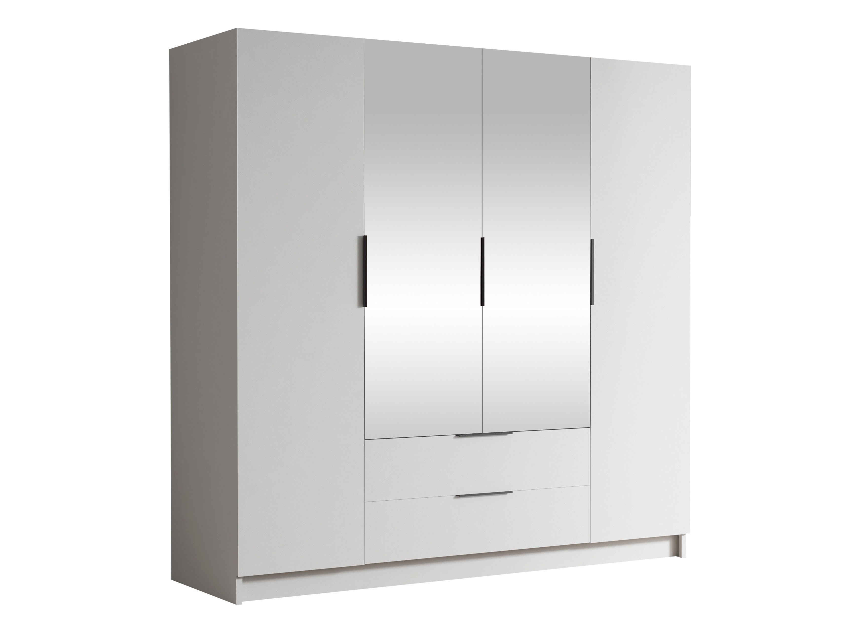 Kleiderschrank Closico Cadron II (Weiss)