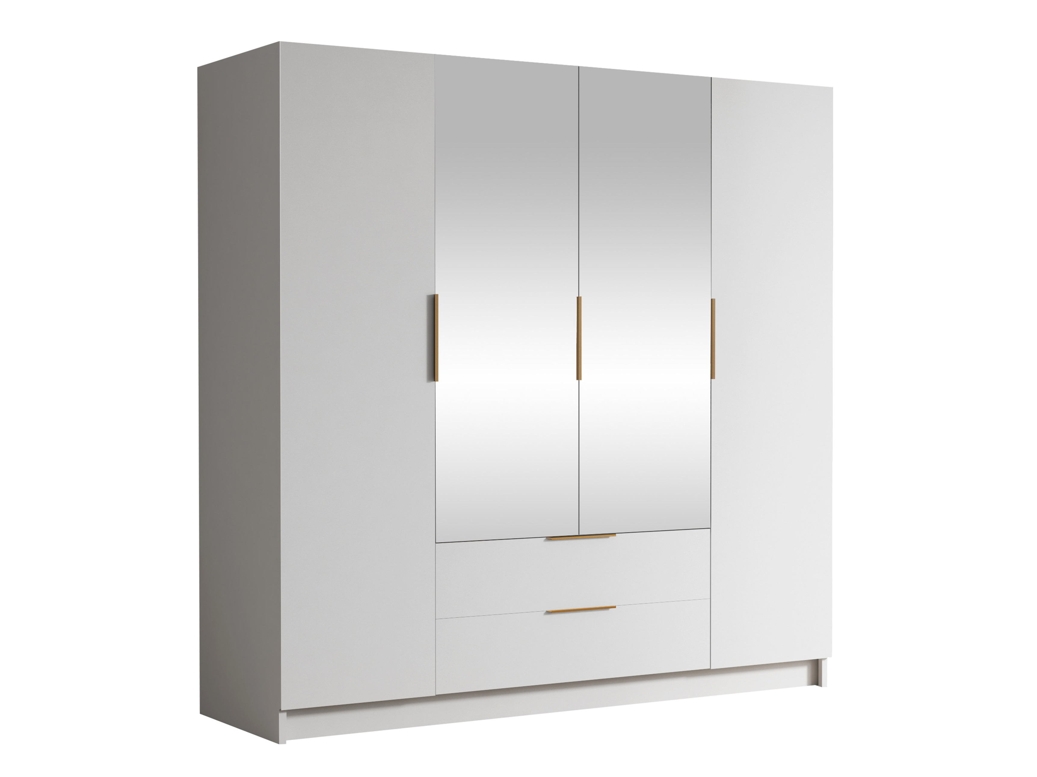 Kleiderschrank Closico Cadron II (Weiss)