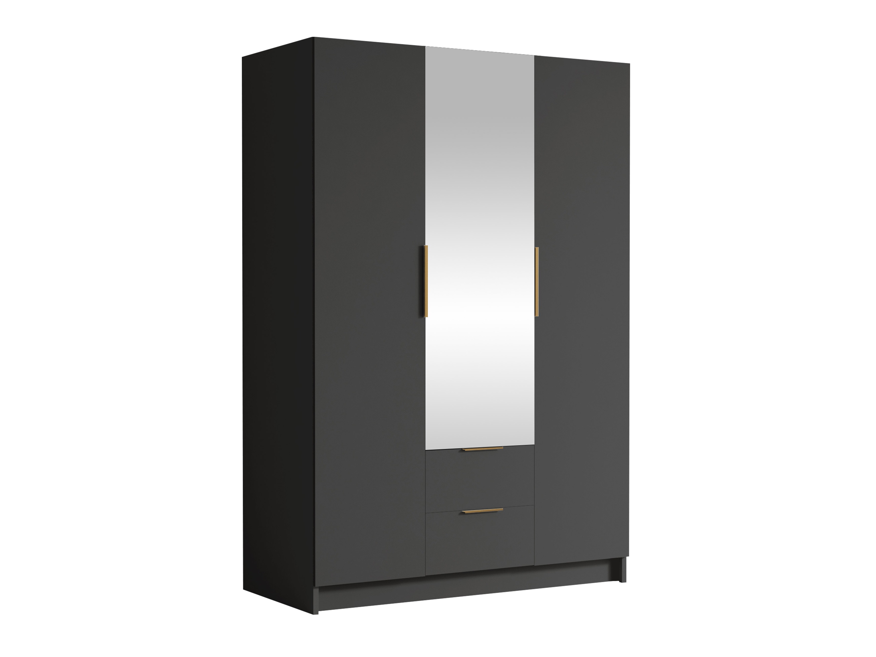 Kleiderschrank Closico Calvron II (Schwarz)
