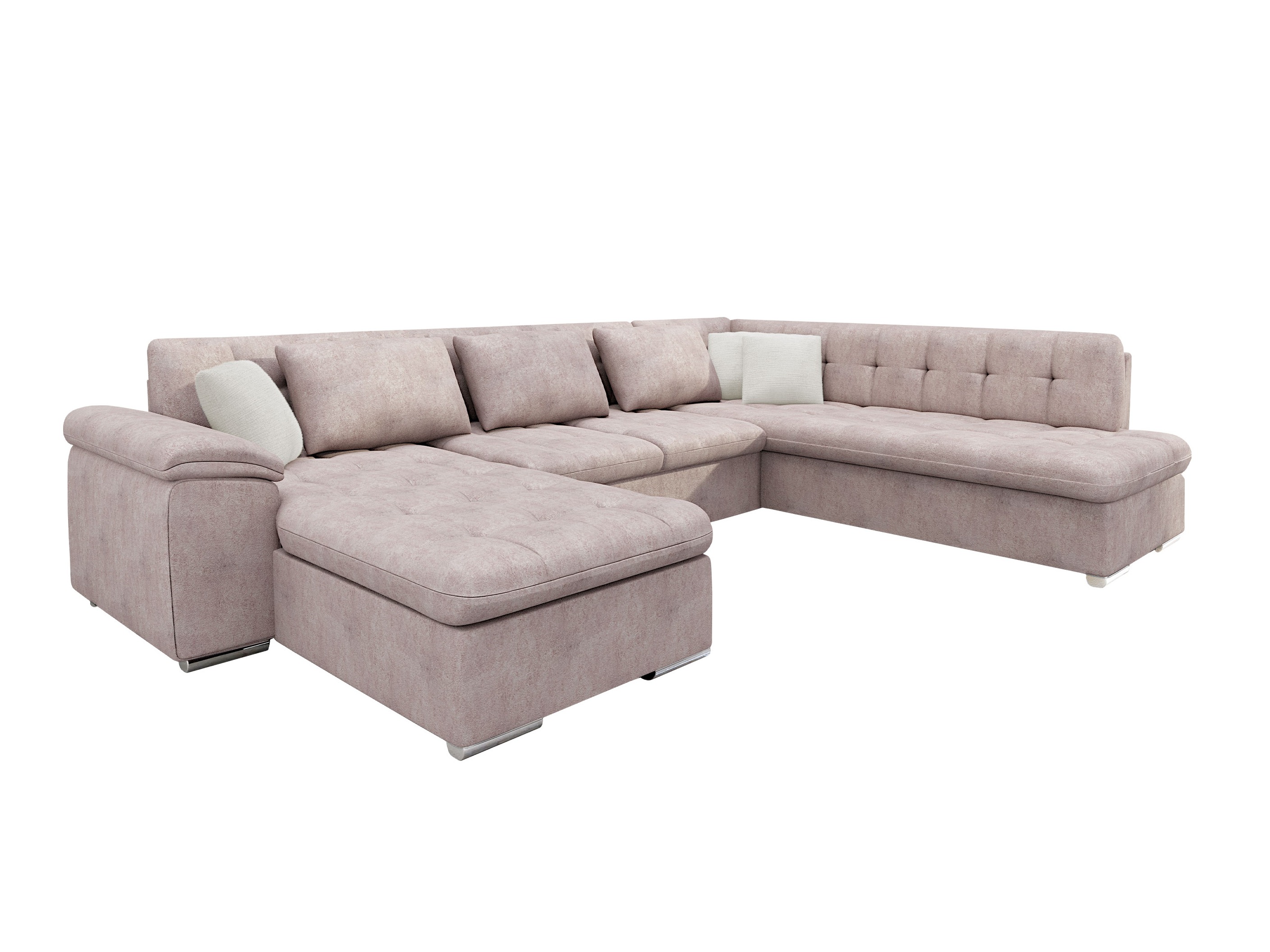Ecksofa Comfivo Gemma VI (Zoya 03 + Mokka 03)