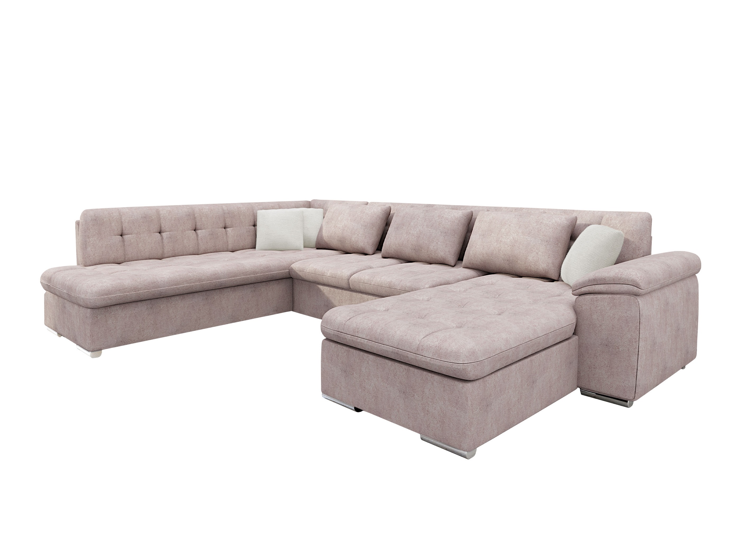 Ecksofa Comfivo Gemma VI (Zoya 03 + Mokka 03)