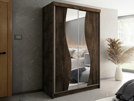 Kleiderschrank Dover 110 (Esche dunkel)