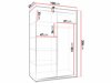 Kleiderschrank Dover 104 (Weiss)