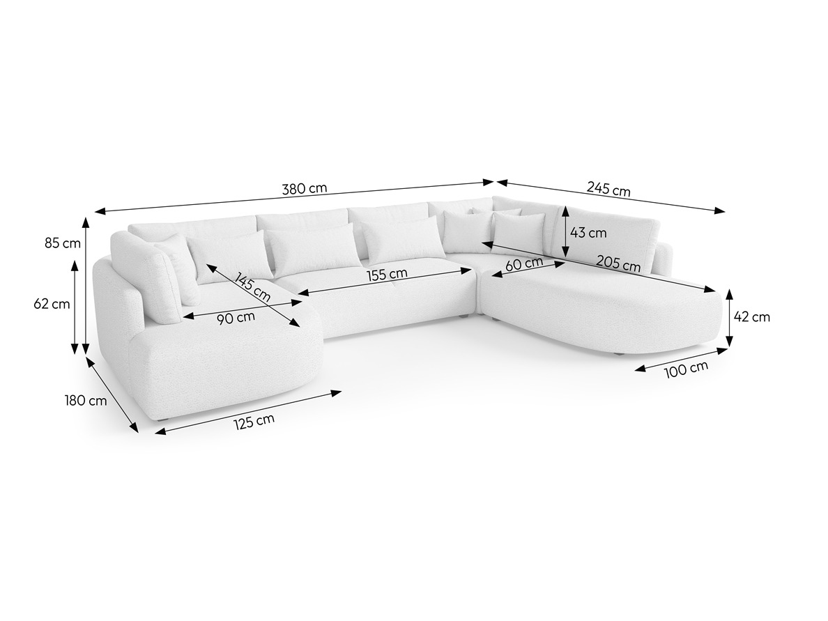 Ecksofa Deca I (Tresor 22)