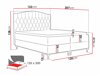 Boxspringbett Baltimore 142 (Kronos 02)