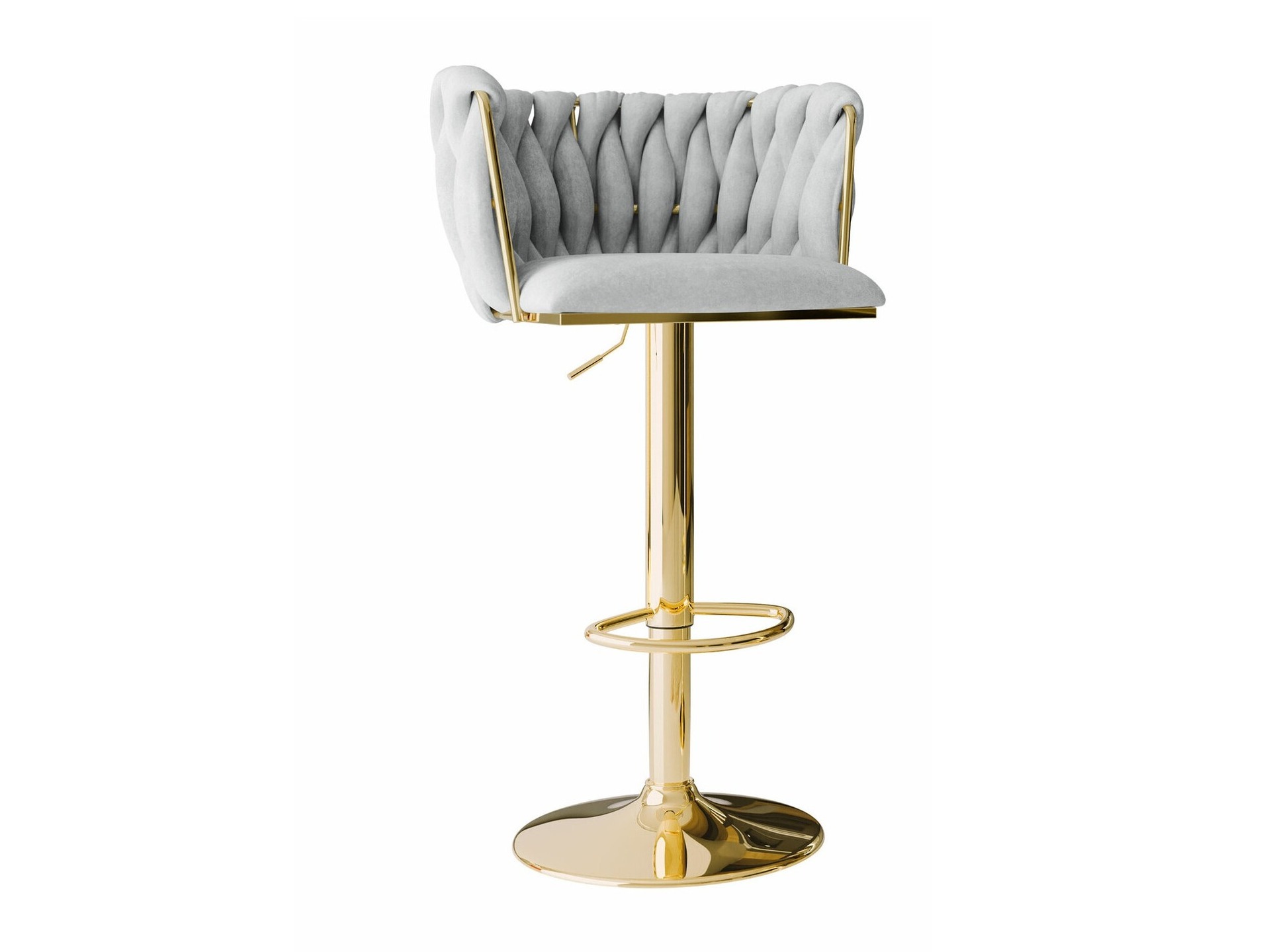 Barhocker Comfivo 435 (Gold + Grau)