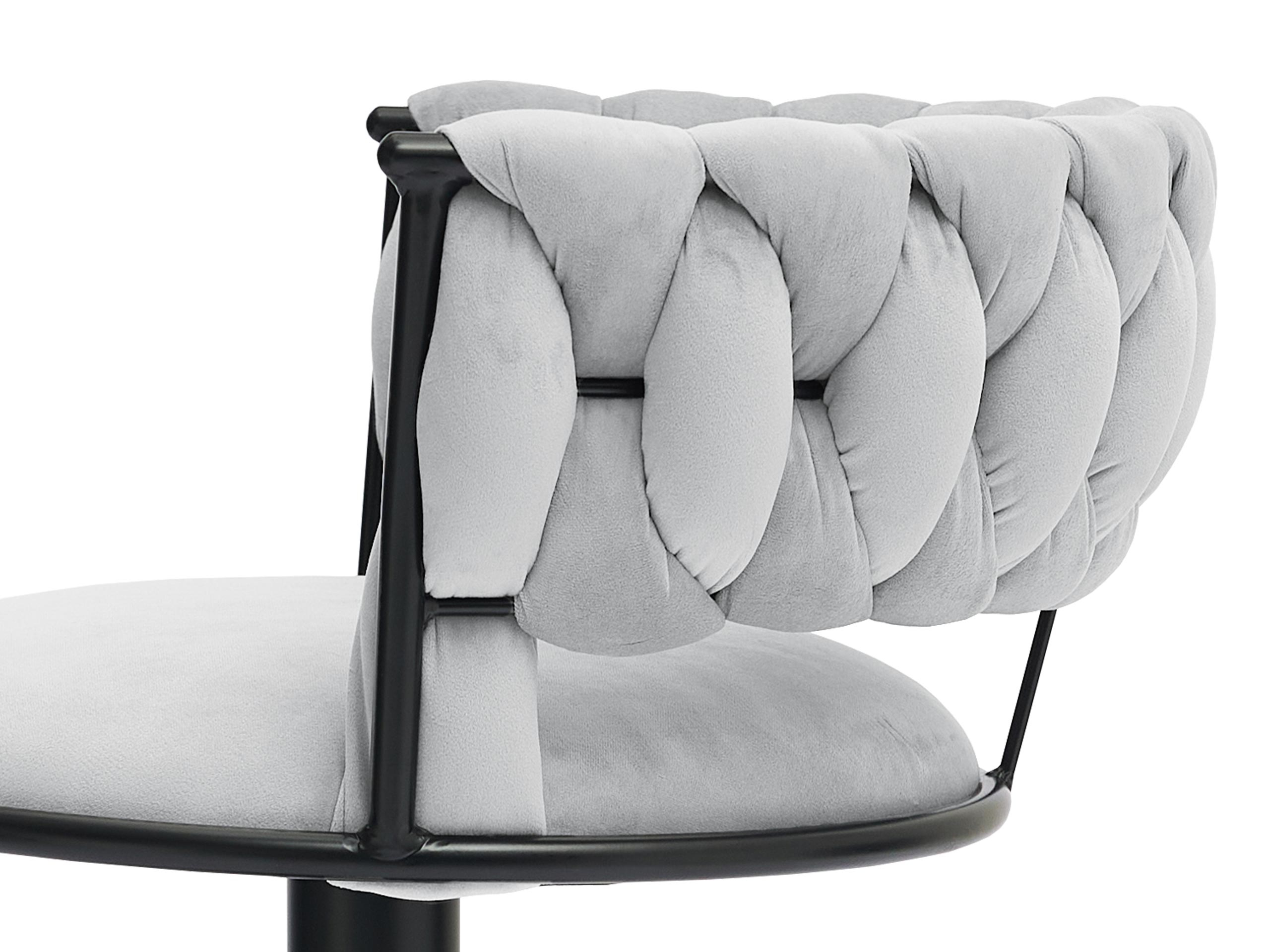 Barstuhl Comfivo 441 (Silber + Grau)