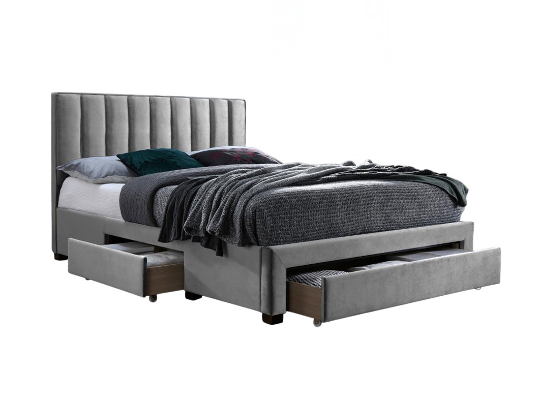 Bett Houston Fides (Grau)