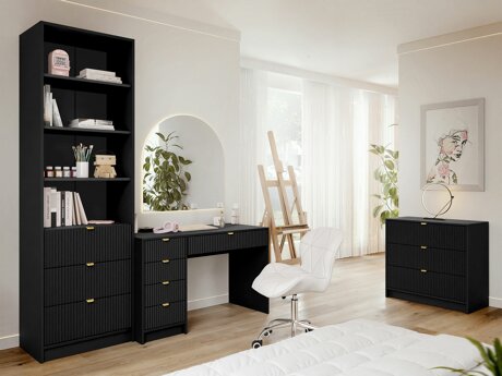 Büro-Set Comfivo Larmire 120 (Schwarz)