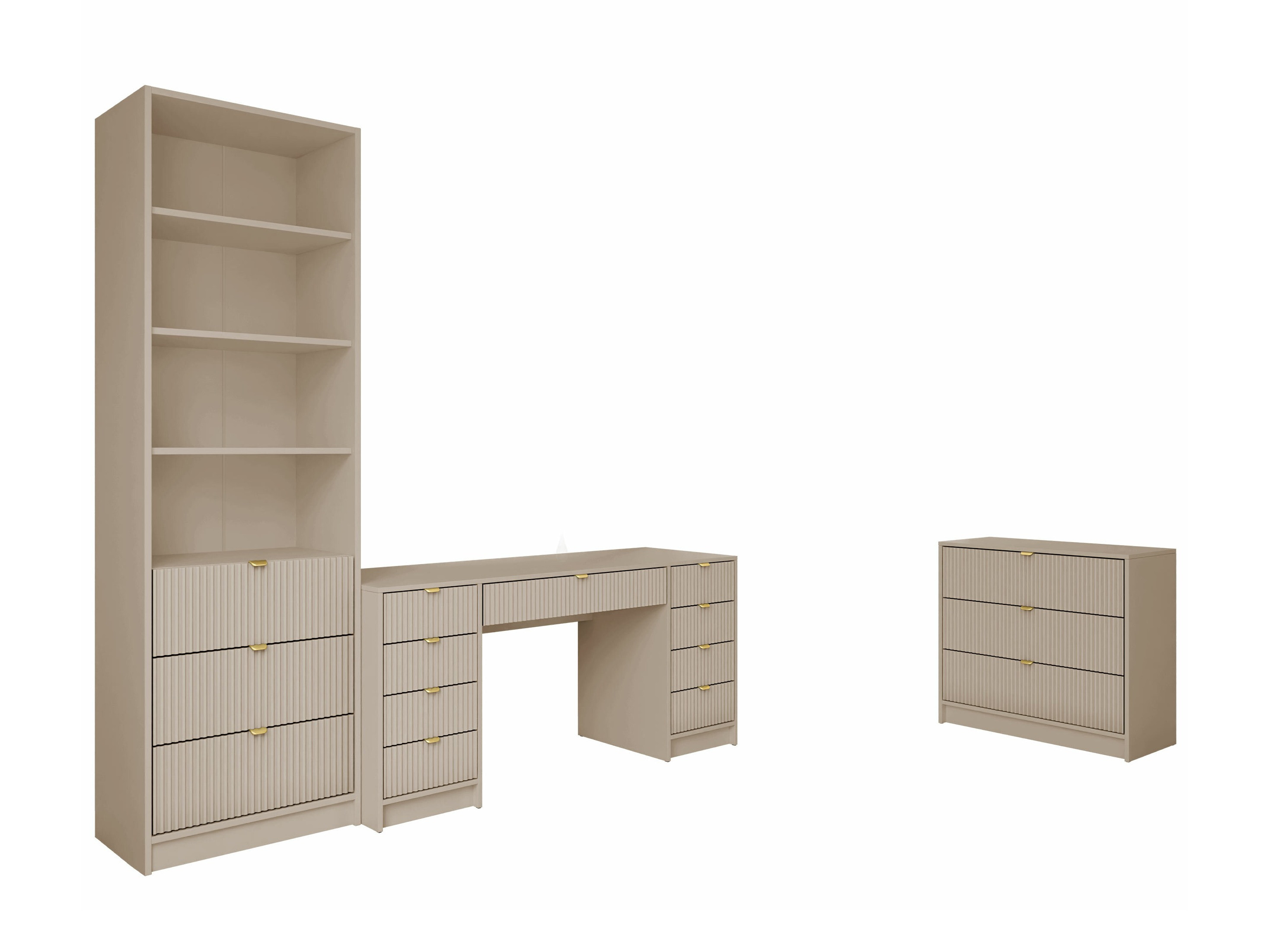 Büro-Set Comfivo Larmire 121 (Beige)