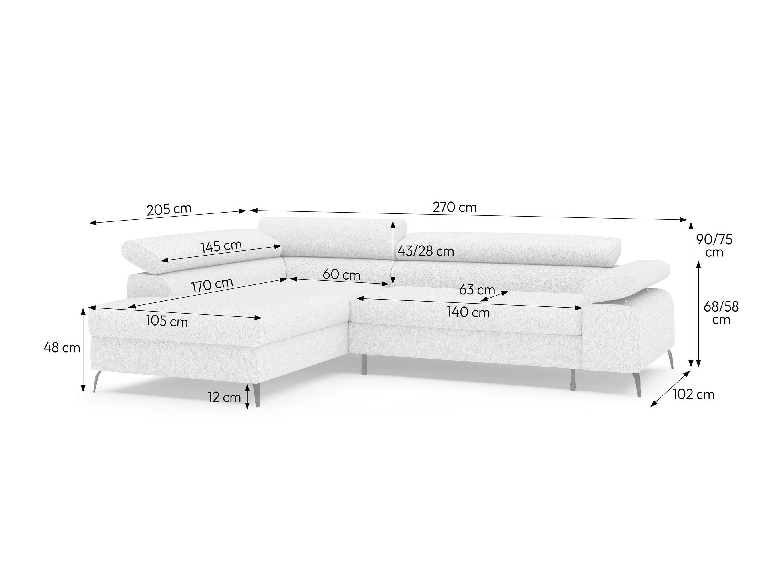 Ecksofa Margate 113 (Egon 42)