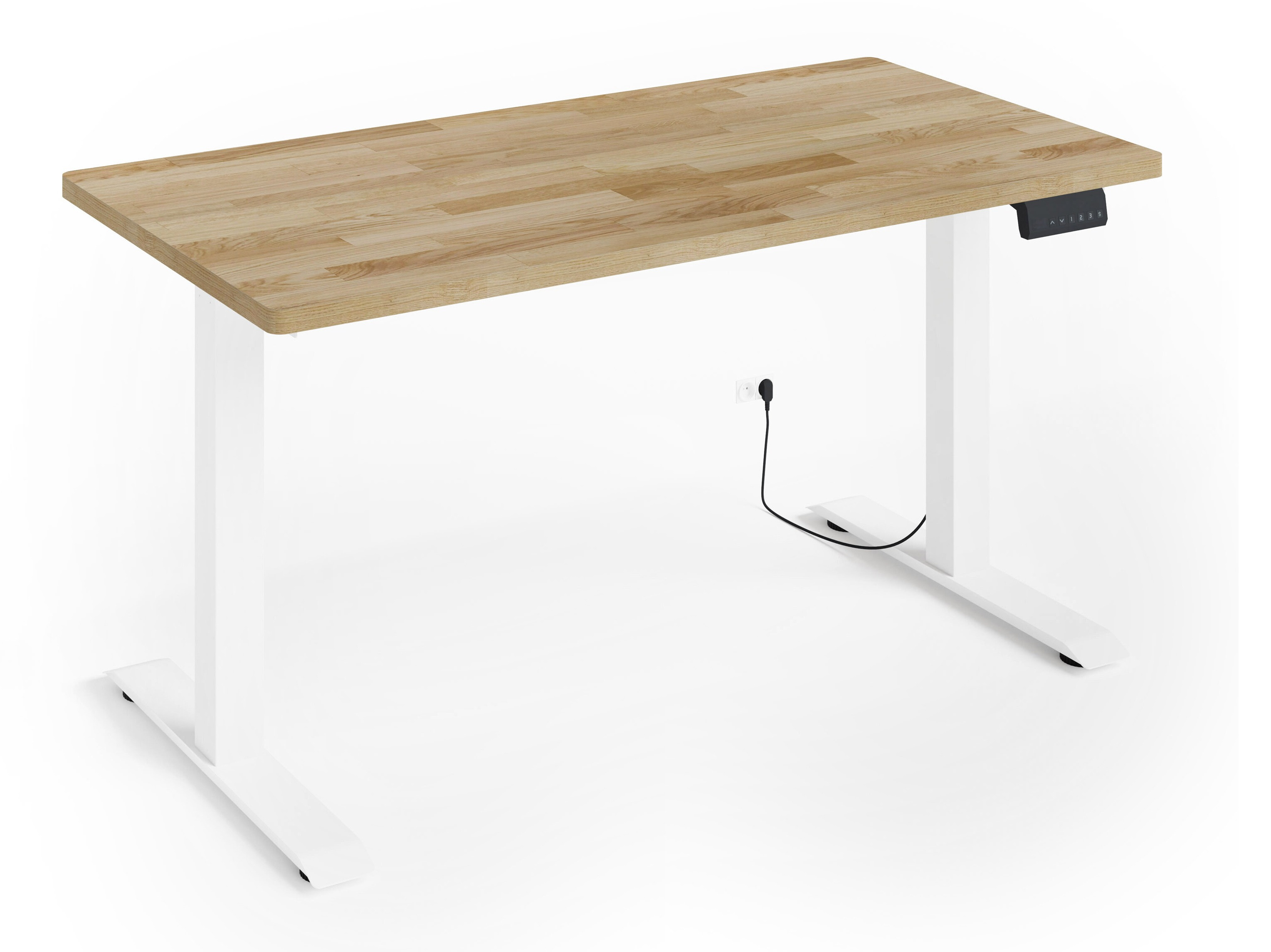 Höhenverstellbarer Schreibtisch Buffalo 199 (Weiss)